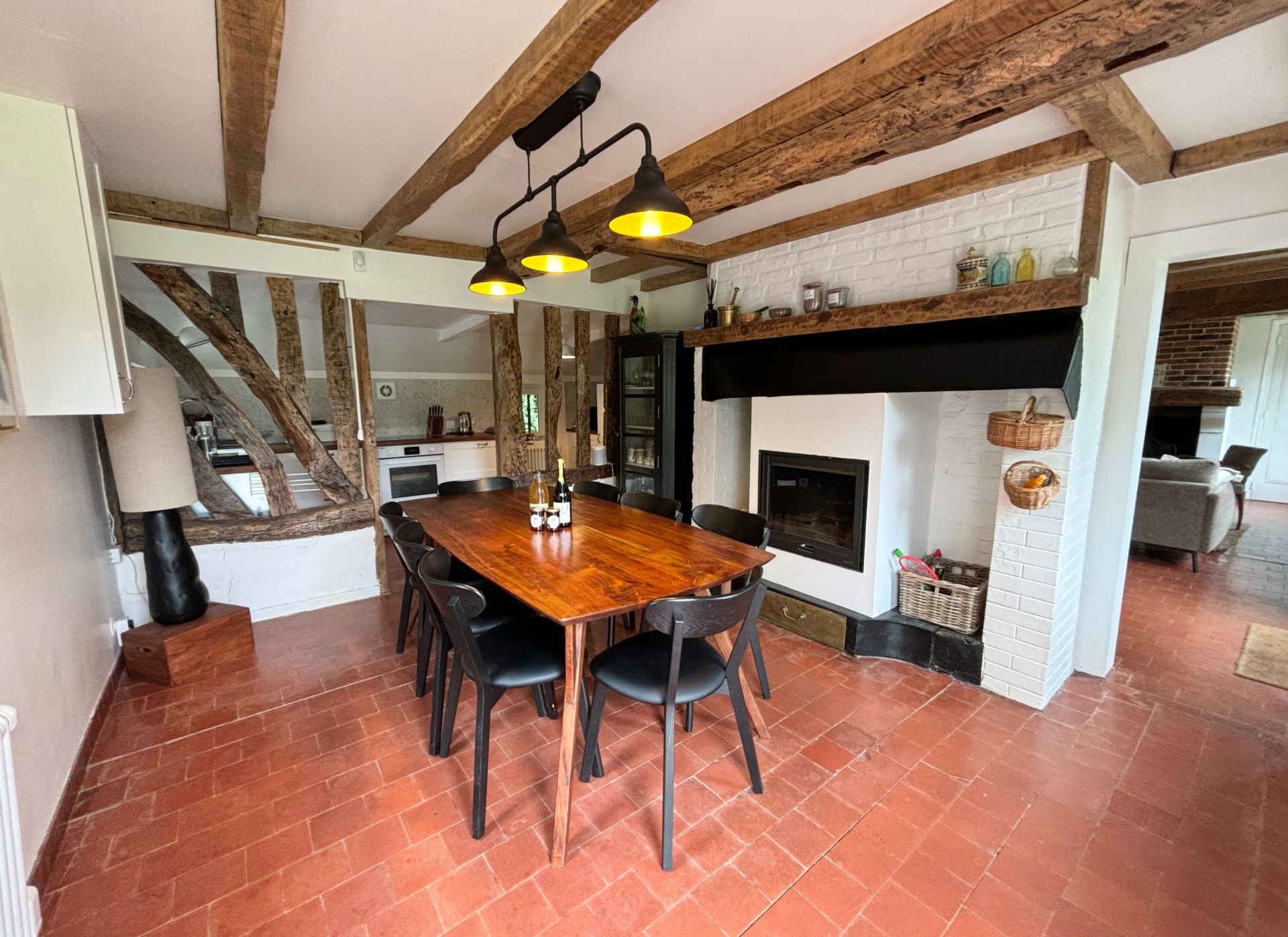 chaumière 5 Pièces en location saisonnière sur BONNEBOSQ (14340)